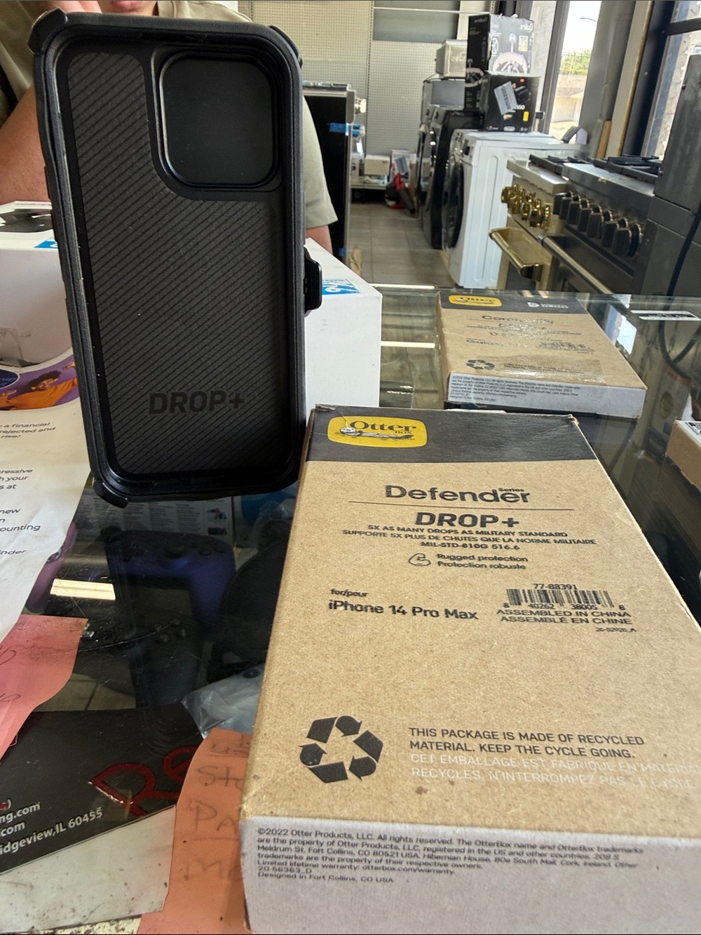 OtterBox Defender DROP+ iPhone 14 Pro Max Case - Black